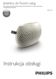 Instrukcja Philips SBM100WHI Głośnik