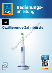 Bedienungsanleitung EasyHome GT-TBo-01 Elektrozahnbürste