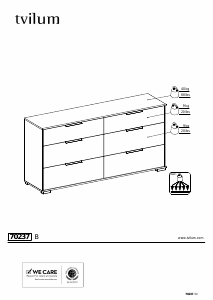 Mode d’emploi Wehkamp Line (76x155x39) Commode