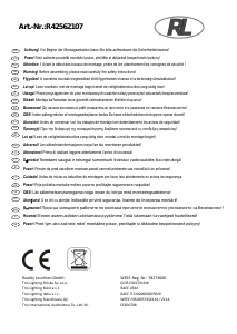 Instrukcja Reality R42703106 Prater Lampa