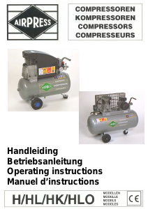 Handleiding Airpress H Compressor