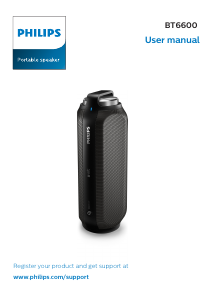 Handleiding Philips BT6600B Luidspreker