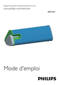 Mode d’emploi Philips SBA1610PUR Haut-parleur