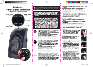 Brugsanvisning Heatmax WP-QN09 Varmeblæser