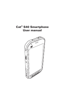 Manual CAT S40 Mobile Phone