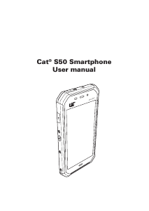 Handleiding CAT S50 Mobiele telefoon