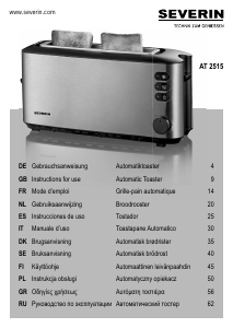 Manual Severin AT 2515 Toaster