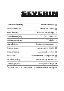 Manuale Severin AT 2577 Tostapane