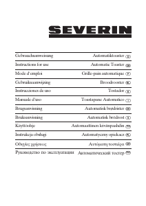 Manuale Severin AT 2568 Tostapane