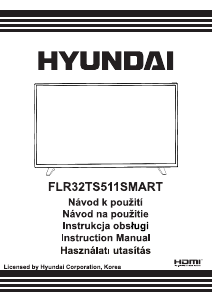 Használati útmutató Hyundai FLR32TS511SMART LED-es televízió