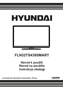 Manuál Hyundai FLN32TS439SMART LED televize