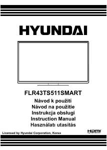 Handleiding Hyundai FLR43TS511SMART LED televisie