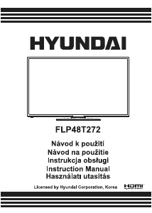 Handleiding Hyundai FLP48T272 LED televisie