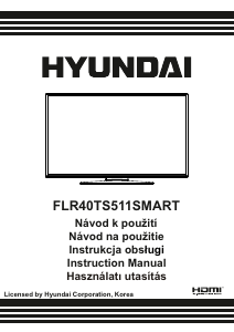 Handleiding Hyundai FLR40TS511SMART LED televisie