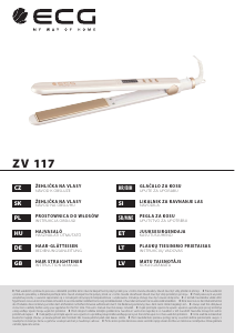 Priručnik ECG ZV 117 Pegla za kosu