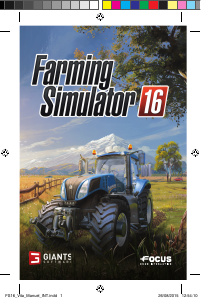 Handleiding Sony PlayStation Vita Farming Simulator 16 Game
