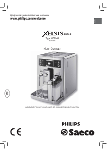 Käyttöohje Philips Saeco HD8946 Xelsis Espressokeitin