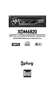 Bruksanvisning Dual XDM6820 Bilradio
