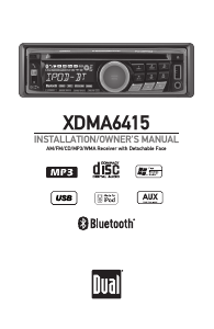 Bruksanvisning Dual XDMA6415 Bilradio