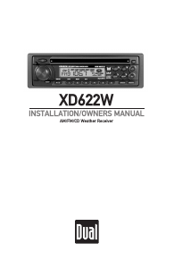 Bruksanvisning Dual XD622W Bilradio