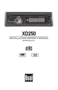 Bruksanvisning Dual XD250 Bilradio