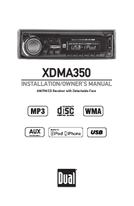 Bruksanvisning Dual XDMA350 Bilradio