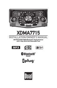 Bruksanvisning Dual XDMA7715 Bilradio