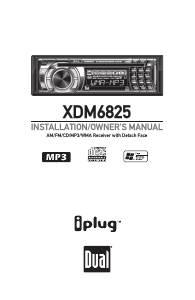 Bruksanvisning Dual XDM6825 Bilradio