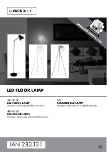 Bruksanvisning LivarnoLux IAN 283331 Lampa