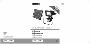 Manual LivarnoLux LSS 520 A1 Lamp