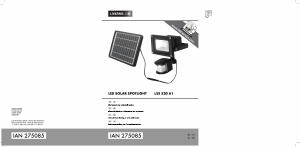 Bruksanvisning LivarnoLux LSS 520 A1 Lampa