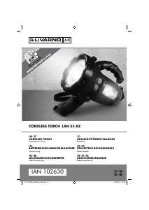 Manual LivarnoLux LAH 55 A2 Flashlight