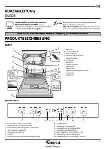 Bedienungsanleitung Whirlpool WFC 3C24 PF X Geschirrspüler