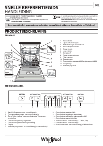 Handleiding Whirlpool WFC 3B+26 X Vaatwasser