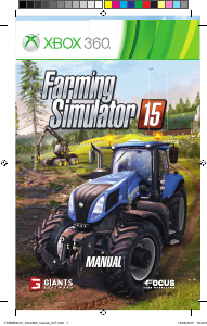 Handleiding Microsoft Xbox 360 Farming Simulator 15
