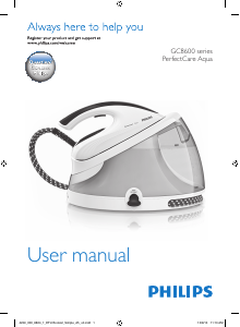 Manual Philips GC8622 PerfectCare Aqua Iron