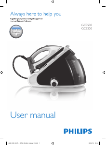 Manual Philips GC9545 Iron