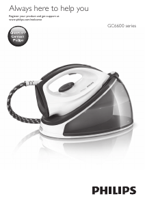 Manual Philips GC6606 SpeedCare Iron