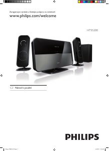 Manuál Philips HTS5200 Domácí kino