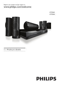 Manuál Philips HTS5562 Domácí kino