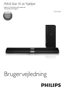 Brugsanvisning Philips HTL9100 Hjemmebiosystem
