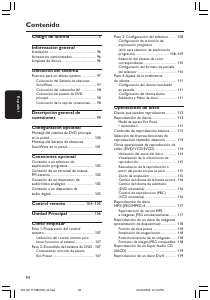 Manual de uso Philips HTS8010S Sistema de home cinema