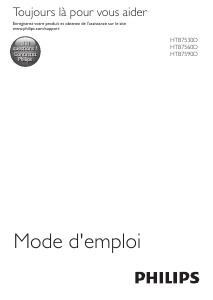 Mode d’emploi Philips HTB7590D Système home cinéma