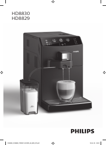 Käyttöohje Philips HD8829 Espressokeitin