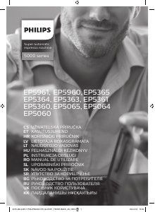 Návod Philips EP5360 Presovač