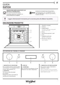 Manuale Whirlpool OAKZ9 379 H IX Forno