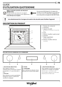 Mode d’emploi Whirlpool OAKZ9 156 P IX Four