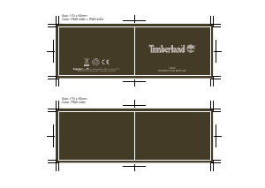 Manual Timberland TBL.15270 Blanchard Relógio de pulso