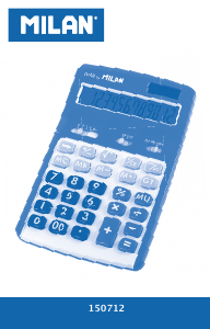 Manual Milan 150712GBL Calculator
