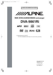 Handleiding Alpine DVA-9861Ri Autoradio